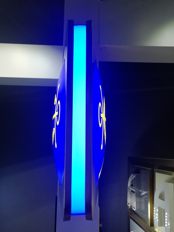 Blue Illuminated LED Light Boxes Single / Double Sided 600*800*120mm