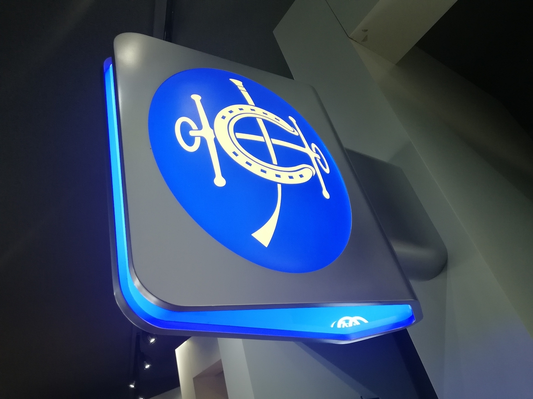 Blue Illuminated LED Light Boxes Single / Double Sided 600*800*120mm